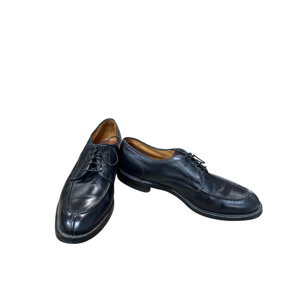 Allen Edmonds Bradley Mens Black Leather Split Toe Derby Shoes Size 12 A SKU 936